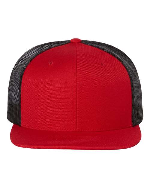 Richardson Wool Blend Flat Bill Trucker Cap 511 - HatFlow Company