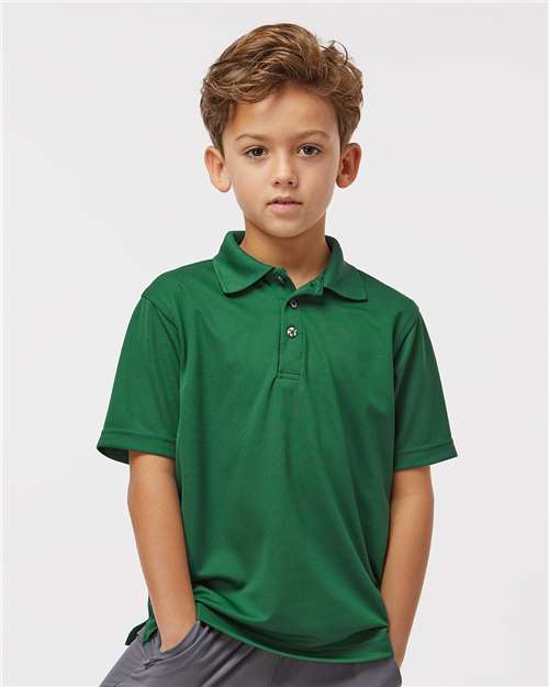 Paragon Youth Saratoga Performance Mini Mesh Polo 108Y - HatFlow Company