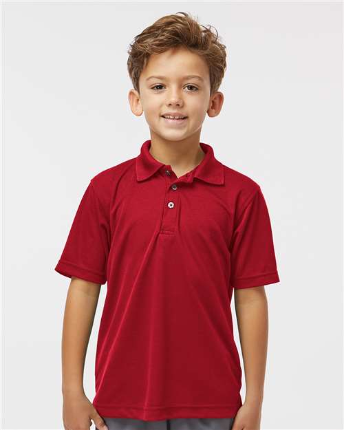 Paragon Youth Saratoga Performance Mini Mesh Polo 108Y - HatFlow Company