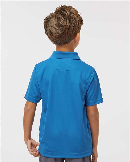 Paragon Youth Saratoga Performance Mini Mesh Polo 108Y - HatFlow Company