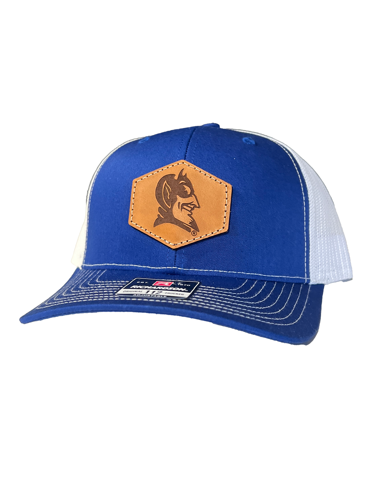 Blue/White Patch Truckers Hat