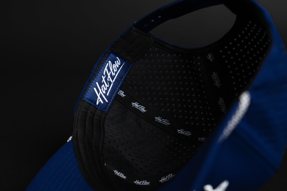 HatFlow Performance Rope Hat – Navy with White/Black Rope