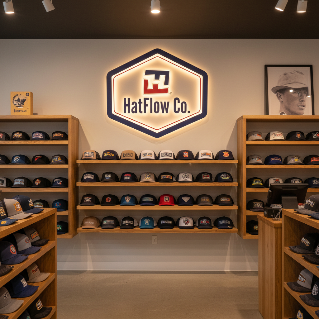 Wholesale Partners - Boutique with HatFlow Lighted Sign