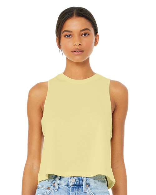 BELLA + CANVAS Women's Racerback Crop Tank 6682 - HatFlow Company