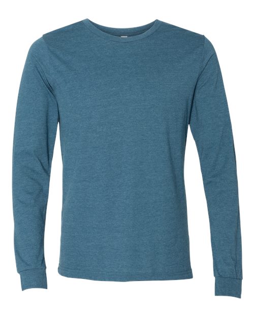 BELLA + CANVAS Heather CVC Long Sleeve Tee 3501CVC