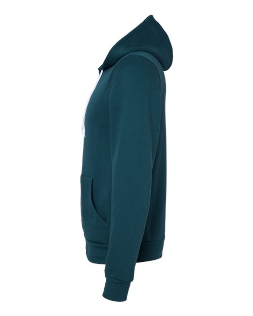 BELLA + CANVAS Unisex Sponge Fleece Full-Zip Hoodie Sweatshirt 3739 - HatFlow Company