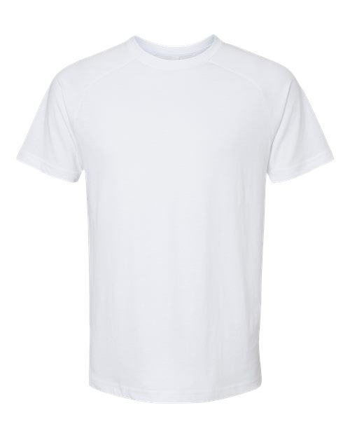 BELLA + CANVAS Men's Heather CVC Raglan Tee 3201