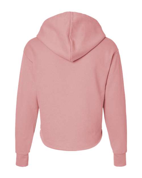 Next Level Women's Laguna Sueded Raw Edge Crop Hoodie Sweatshirt 9384 - HatFlow Company