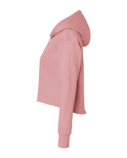 Next Level Women's Laguna Sueded Raw Edge Crop Hoodie Sweatshirt 9384 - HatFlow Company