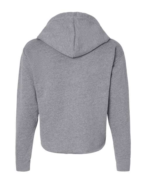 Next Level Women's Laguna Sueded Raw Edge Crop Hoodie Sweatshirt 9384 - HatFlow Company