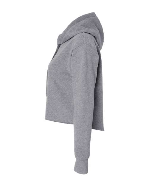 Next Level Women's Laguna Sueded Raw Edge Crop Hoodie Sweatshirt 9384 - HatFlow Company