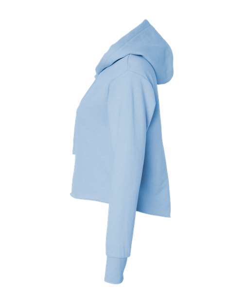 Next Level Women's Laguna Sueded Raw Edge Crop Hoodie Sweatshirt 9384 - HatFlow Company