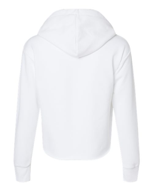 Next Level Women's Laguna Sueded Raw Edge Crop Hoodie Sweatshirt 9384 - HatFlow Company