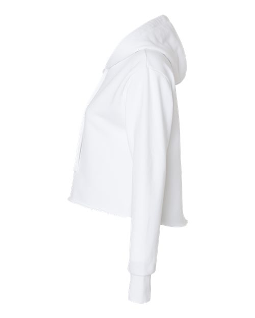Next Level Women's Laguna Sueded Raw Edge Crop Hoodie Sweatshirt 9384 - HatFlow Company