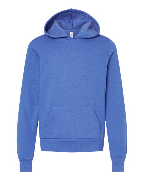 BELLA + CANVAS Youth Sponge Fleece Hoodie Sweatshirt 3719Y - HatFlow Company