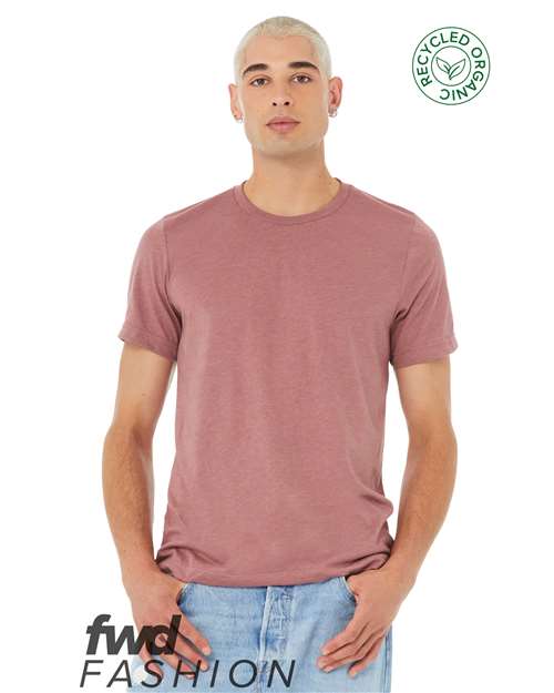 BELLA + CANVAS Unisex FWD Fashion Jersey Recycled Organic Tee 3001RCY - HatFlow Company