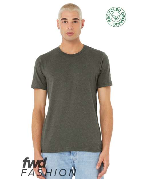 BELLA + CANVAS Unisex FWD Fashion Jersey Recycled Organic Tee 3001RCY - HatFlow Company