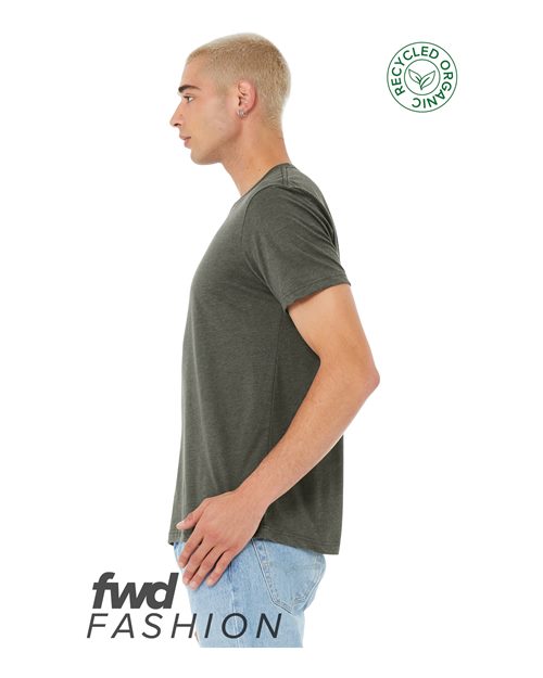 BELLA + CANVAS Unisex FWD Fashion Jersey Recycled Organic Tee 3001RCY - HatFlow Company