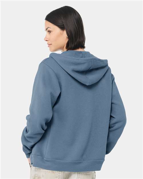 BELLA + CANVAS Unisex Sponge Fleece Full-Zip Hoodie Sweatshirt 3739 - HatFlow Company