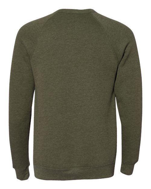 BELLA + CANVAS Unisex Sponge Fleece Raglan Crewneck Sweatshirt 3901