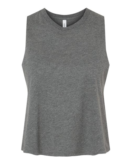 BELLA + CANVAS Women's Racerback Crop Tank 6682 - HatFlow Company
