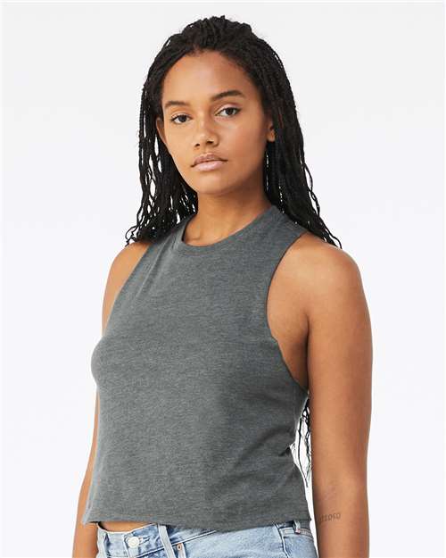 BELLA + CANVAS Women's Racerback Crop Tank 6682 - HatFlow Company