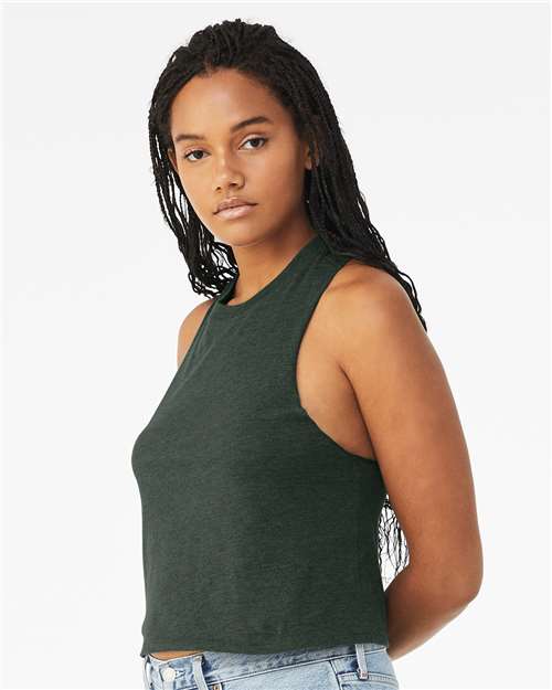 BELLA + CANVAS Women's Racerback Crop Tank 6682 - HatFlow Company