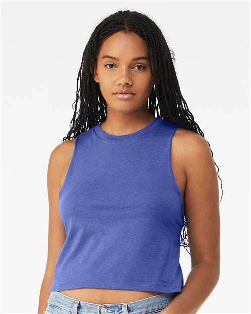 BELLA + CANVAS Women's Racerback Crop Tank 6682 - HatFlow Company