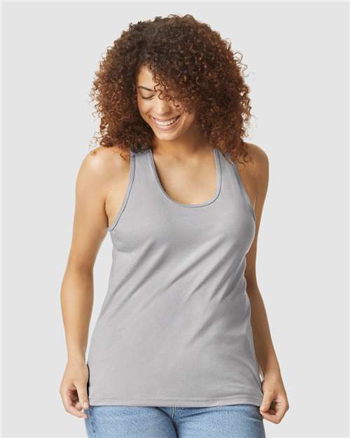 Gildan Women's Softstyle® CVC Racerback Tank Top 64220LCVC - HatFlow Company