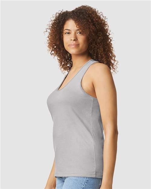 Gildan Women's Softstyle® CVC Racerback Tank Top 64220LCVC - HatFlow Company