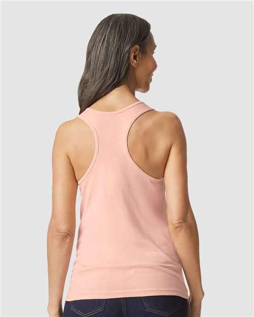 Gildan Women's Softstyle® CVC Racerback Tank Top 64220LCVC - HatFlow Company