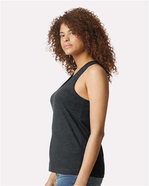Gildan Women's Softstyle® CVC Racerback Tank Top 64220LCVC - HatFlow Company