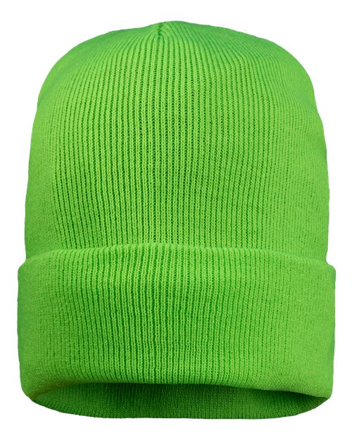 Sportsman 12" Fleece Lined Cuffed Beanie SP12FL - HatFlow Company