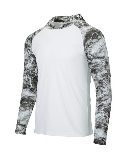Paragon Men's Biloxi Performance Colorblocked Hooded Long Sleeve T-Shirt 241