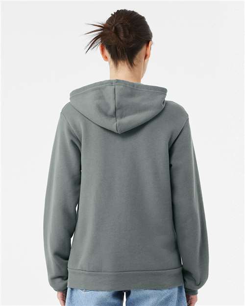 BELLA + CANVAS Unisex Sponge Fleece Full-Zip Hoodie Sweatshirt 3739 - HatFlow Company