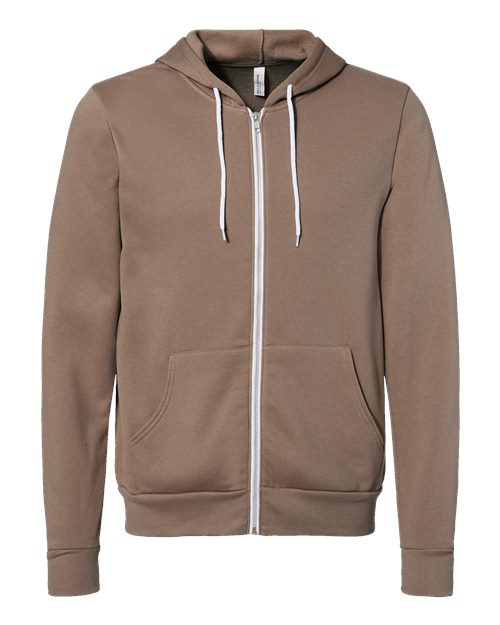 BELLA + CANVAS Unisex Sponge Fleece Full-Zip Hoodie Sweatshirt 3739 - HatFlow Company