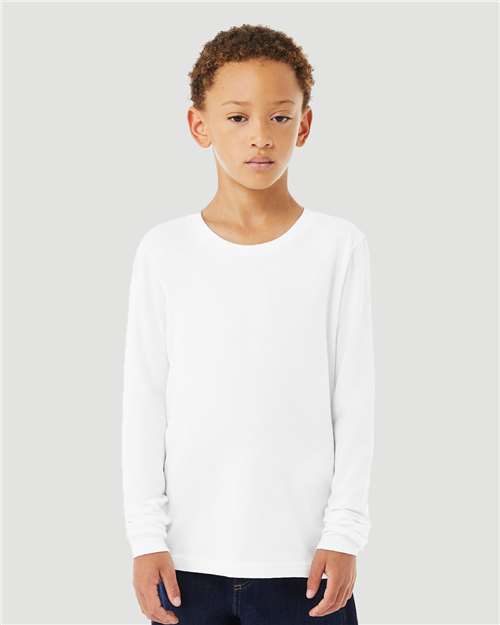 BELLA + CANVAS Youth Triblend Long Sleeve Tee 3513Y - HatFlow Company