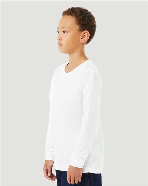BELLA + CANVAS Youth Triblend Long Sleeve Tee 3513Y - HatFlow Company