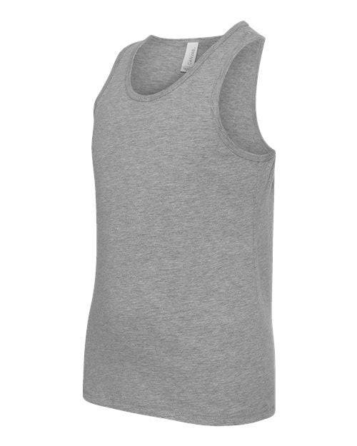 BELLA + CANVAS Youth Heather CVC Tank 3480YCVC