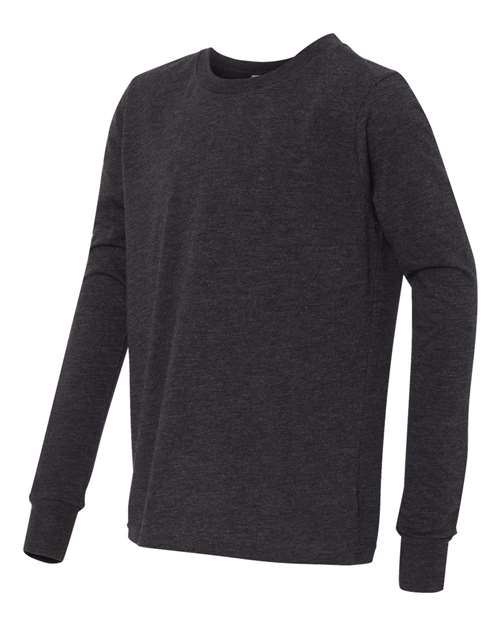 BELLA + CANVAS Youth Triblend Long Sleeve Tee 3513Y - HatFlow Company