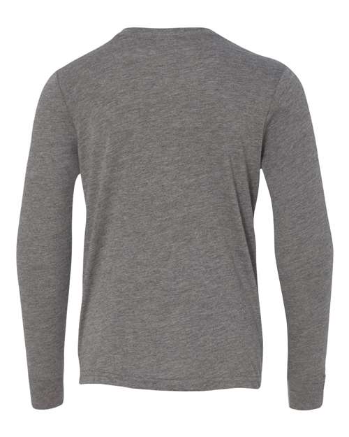 BELLA + CANVAS Youth Triblend Long Sleeve Tee 3513Y - HatFlow Company