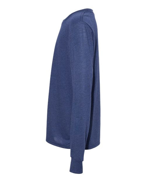 BELLA + CANVAS Youth Triblend Long Sleeve Tee 3513Y - HatFlow Company