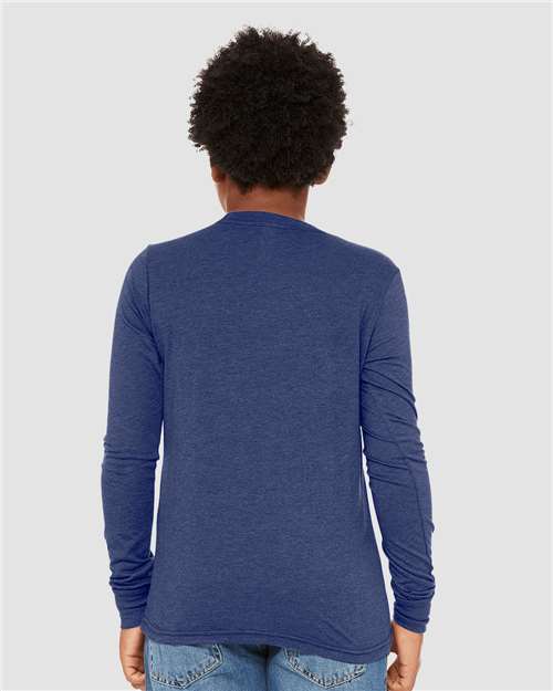 BELLA + CANVAS Youth Triblend Long Sleeve Tee 3513Y - HatFlow Company
