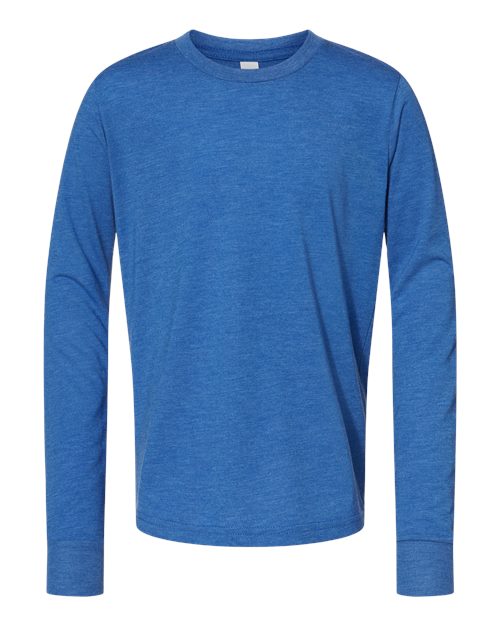 BELLA + CANVAS Youth Triblend Long Sleeve Tee 3513Y - HatFlow Company