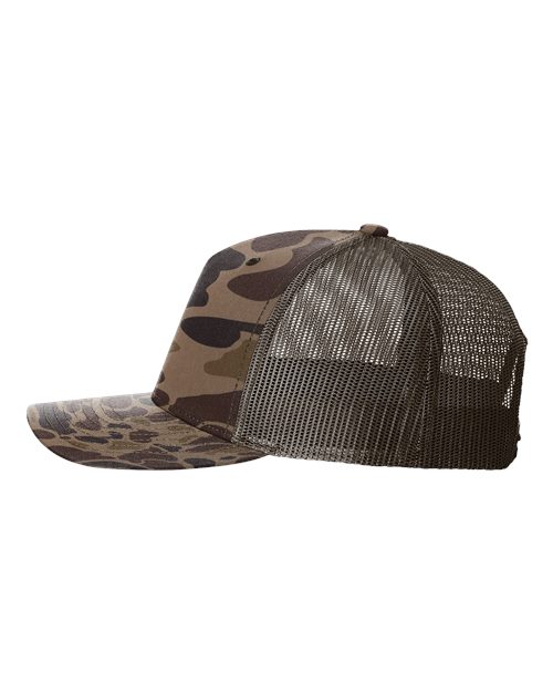 Richardson Printed Five-Panel Trucker Cap 112PFP - HatFlow Company