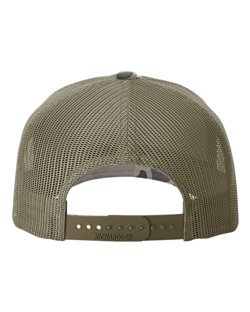 Richardson Printed Five-Panel Trucker Cap 112PFP - HatFlow Company