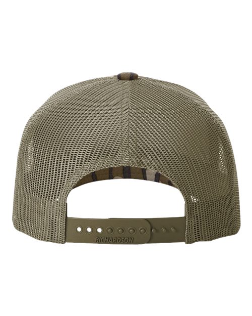 Richardson Printed Five-Panel Trucker Cap 112PFP - HatFlow Company