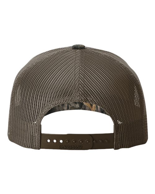 Richardson Printed Five-Panel Trucker Cap 112PFP - HatFlow Company