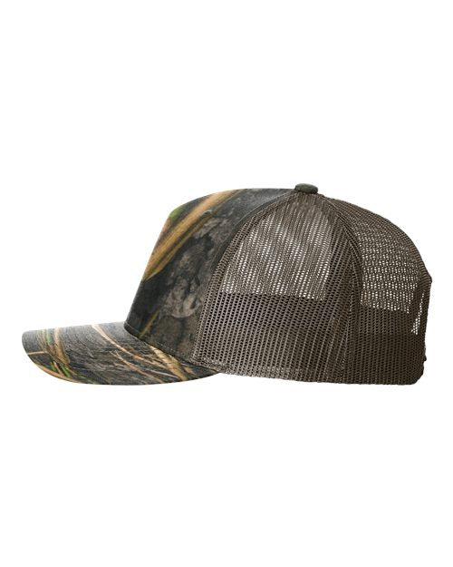 Richardson Printed Five-Panel Trucker Cap 112PFP - HatFlow Company
