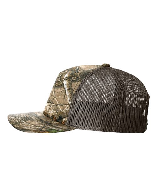 Richardson Printed Five-Panel Trucker Cap 112PFP - HatFlow Company